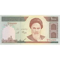 اسکناس 1000 ریال (جعفری - شیبانی) - تک - UNC63 - جمهوری اسلامی