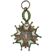 نشان تاج درجه چهار 1332 - EF - احمد شاه