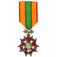 نشان خدمت شهربانی درجه دو - EF - رضا شاه