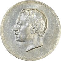 مدال نقره بیست و پنجمین سال سلطنت 1344 - MS60 - محمدرضا شاه