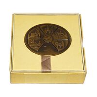 مدال برنز انقلاب سفید 1346 (با جعبه فابریک) - MS63 - محمد رضا شاه