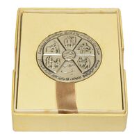 مدال نقره انقلاب سفید 1346 (با جعبه فابریک) - MS65 - محمد رضا شاه