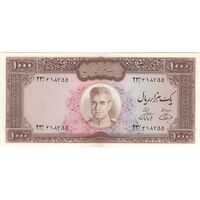 اسکناس 1000 ریال (آموزگار - فرمان فرماییان) - تک - UNC61 - محمد رضا شاه