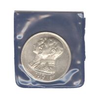 مدال نقره نوروز 1354 چوگان (با کاور فابریک) - MS63 - محمد رضا شاه