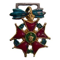 نشان خدمت شهربانی درجه دو (شب) - EF - محمد رضا شاه