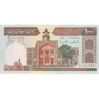 اسکناس 1000 ریال (ایروانی - قاسمی) فیلیگران الله - تک - UNC61 - جمهوری اسلامی