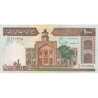 اسکناس 1000 ریال (ایروانی - قاسمی) فیلیگران الله - تک - AU58 - جمهوری اسلامی