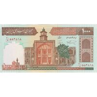 اسکناس 1000 ریال (نمازی - نوربخش) شماره کوچک - امضاء کوچک - تک - UNC61 - جمهوری اسلامی