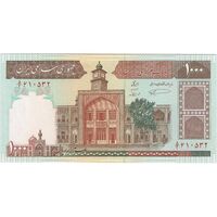 اسکناس 1000 ریال (نمازی - نوربخش) با مسجد الاقصی - تک - UNC62 - جمهوری اسلامی