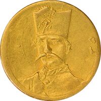سکه طلا 5000 دینار 1305 تصویری - MS61 - ناصرالدین شاه
