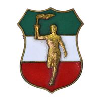 نشان مسابقات ورزشی آموزشگاه ها - AU - محمد رضا شاه