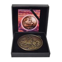 مدال یادبود نادر شاه افشار 1400 (جعبه فابریک) - MS66 - جمهوری اسلامی