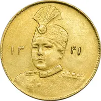 سکه طلا 1 تومان 1341 تصویری - MS60 - احمد شاه