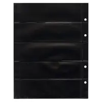ورق آلبوم 4 پانچ مشکی کوچک سیف - 5 برگ (هر ورق 10 جایگاه)