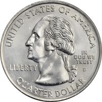 سکه کوارتر دلار 2003D ایالتی (ایلینوی) - MS62 - آمریکا