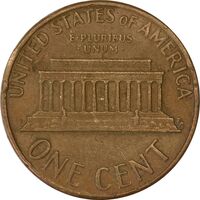 سکه 1 سنت 1973 لینکلن - EF40 - آمریکا