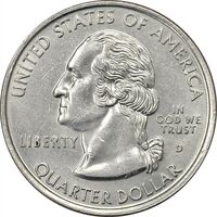 سکه کوارتر دلار 1999D ایالتی (نیوجرسی) - MS61 - آمریکا