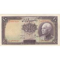 اسکناس 10 ریال پشت فارسی (بدون مهر) - تک - AU58 - رضا شاه