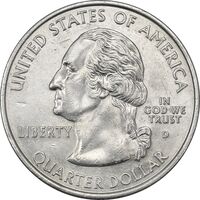 سکه کوارتر دلار 2000D ایالتی (کارولینای جنوبی) - MS61 - آمریکا