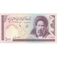اسکناس 100 ریال (محمدخان - عادلی) - تک - UNC64 - جمهوری اسلامی