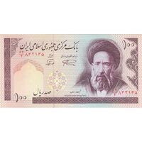 اسکناس 100 ریال (نمازی - نوربخش) شماره کوچک - فیلیگران امام - تک - UNC63 - جمهوری اسلامی