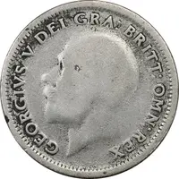 سکه 6 پنس 1926 جرج پنجم - VF25 - انگلستان