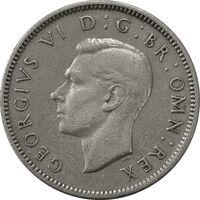 سکه 1 شیلینگ 1948 جرج ششم - تیپ 1 - EF40 - انگلستان