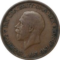 سکه 1/2 پنی 1936 جرج پنجم - VF35 - انگلستان