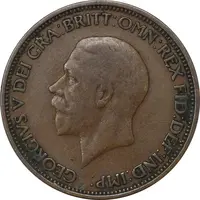 سکه 1/2 پنی 1936 جرج پنجم - VF35 - انگلستان