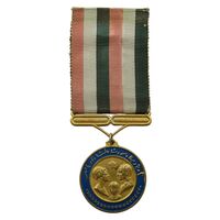 مدال یادبود میلاد مسعود شاهنشاه آریامهر - AU55 - محمد رضا شاه