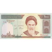 اسکناس 1000 ریال (جعفری - شیبانی) - تک - UNC62 - جمهوری اسلامی