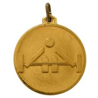 مدال آویز ورزشی وزنه برداری دانشگاه تهران - AU - محمد رضا شاه