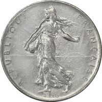 سکه 1 فرانک 1961 جمهوری پنجم - EF45 - فرانسه