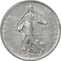 سکه 1 فرانک 1966 جمهوری پنجم - AU58 - فرانسه