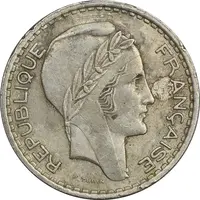 سکه 10 فرانک 1947 جمهوری چهارم - EF45 - فرانسه