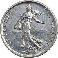 سکه 5 فرانک 1960 جمهوری کنونی - MS62 - فرانسه