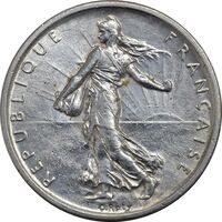 سکه 5 فرانک 1960 جمهوری کنونی - AU58 - فرانسه