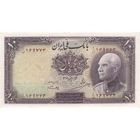اسکناس 10 ریال پشت فارسی (بدون مهر) - تک - AU58 - رضا شاه