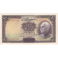 اسکناس 10 ریال پشت لاتین 1315 - تک - UNC62 - رضا شاه