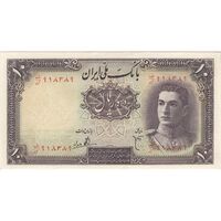 اسکناس 10 ریال سری اول - تک - UNC62 - محمد رضا شاه