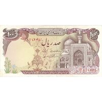 اسکناس 100 ریال (نمازی - نوربخش) - تک - AU55 - جمهوری اسلامی