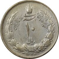 سکه 10 ریال 1323 - VF35 - محمد رضا شاه