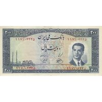 اسکناس 200 ریال 1330 - تک - EF45 - محمد رضا شاه