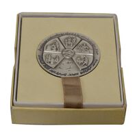 مدال نقره انقلاب سفید 1346 (با جعبه فابریک) - MS63 - محمد رضا شاه