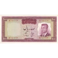 اسکناس 100 ریال 1342 - تک - UNC62 - محمد رضا شاه