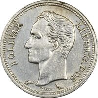 سکه 25 سنتیمو 1960 - AU55 - ونزوئلا