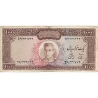 اسکناس 1000 ریال (آموزگار - فرمان فرماییان) - تک - VF30 - محمد رضا شاه