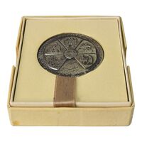 مدال نقره انقلاب سفید 1346 (با جعبه فابریک) - AU53 - محمد رضا شاه