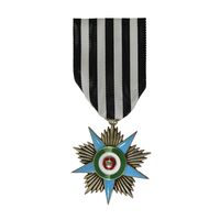 نشان افتخار درجه 3 (با روبان فابریک) - AU58 - رضا شاه