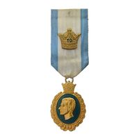 نشان بیست و پنجمین سال سلطنت (ضرب ایران) - AU - محمد رضا شاه